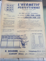 DAMIGNY / L HERMETIC PERFECTIONNE /CLAPIERS /GARAGES PREFABRIQUES/B.BOUDIER FABRICANT - Autres & Non Classés