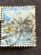 BECHUANALAND SG 3  4d Dull Blue Wmk Crown CC  FU  CV  £85 - 1885-1964 Protectorado De Bechuanaland