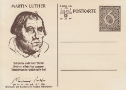 Dt. Reich Mi.Nr. P 285/02 Sonderpostkarte Winterhilfswerk 1939, Martin Luther - Sonstige & Ohne Zuordnung