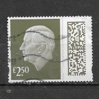 GB 2024 KC Lll £2.50  MACHIN BAR CODE DEFINITIVE - Used Stamps