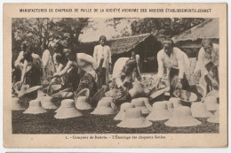 ASIE - INDONESIE - JAKARTA - Comptoir De BATAVIA - CPA - L'Etendage Des Chapeaux Rotins - Pub Des ETABLISSEMENTS COANET - Indonesië