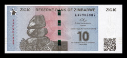 Zimbabwe 10 ZiG 2024 Pick 110 New Sc Unc - Simbabwe