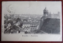 Cpa Bruxelles : Panorama 1902 - Cartas Panorámicas