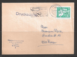 1980 Dessau 45, 19.10.80, Pictorial Cancel - Cartas & Documentos