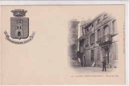 Saint Paul Trois Châteaux (26 Drôme) Hôtel De Ville Et Armoiries - édit. Revoul N° 100 Carte Précurseur - Autres & Non Classés