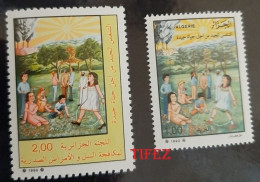 Année 1990-N°992 Neuf**MNH :  Timbre + Vignette : Lutte Contre Les Maladies Respiratoires - Algeria (1962-...)