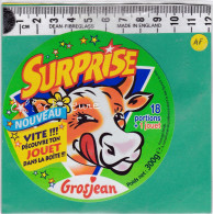 C1295 FROMAGE FONDU VACHE GROJEAN 18 PORTIONS  SURPRISE JOUET 300 Gr - Fromage