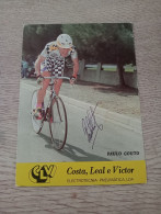 Signé Cyclisme Cycling Ciclismo Ciclista Wielrennen Radfahren COUTO PAULO (Recer-Boavista 1991) - Radsport