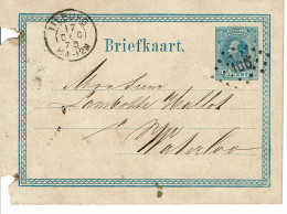 NEDERLAND Briefkaart  ENCADRE BLEU  Obliteration  Losange A Point 106 - Brieven En Documenten