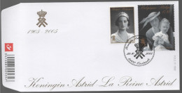 FDC - 3468/3469 - Koningin Astrid - Reine Astrid - 100éme Anniversaire De Sa Naissance - 2001-2010