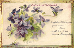 ILLUSTRATION, FLOWERS, SWITZERLAND, POSTCARD - Zonder Classificatie