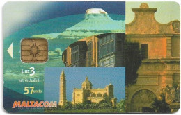 Malta - Maltacom - Mdina Gate, Chip TH04, 03.2003, 57U, 50.000ex, Used - Malta