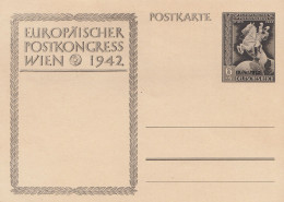 Dt. Reich Mi.Nr. P 295a Sonderpostkarte Zum Europäischen Postkongress Wien 1942 - Otros & Sin Clasificación