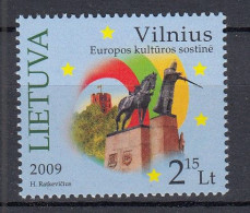 LITHUANIA 2009 Vilnius Castle Monument MNH(**) Mi 1005 #Lt923 - Lituanie