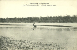 78  EQUIPAGES DE BONNELLES - FORET DE RAMBOUILLET - HALLALI DANS UNE MARE (ref 357) - Rambouillet