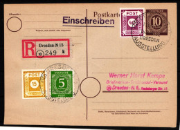 SBZ 47AaI Gestempelt Auf Postkarte Geprüft Ströh BPP #HN945 - Altri & Non Classificati