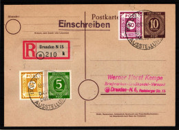 SBZ 47AaI Gestempelt Auf Postkarte Geprüft Ströh BPP #HN943 - Altri & Non Classificati