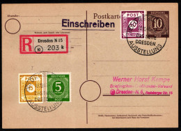 SBZ 47AaI Gestempelt Auf Postkarte Geprüft Ströh BPP #HN941 - Otros & Sin Clasificación