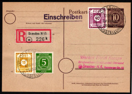 SBZ 47AaI Gestempelt Auf Postkarte Geprüft Ströh BPP #HN946 - Autres & Non Classés