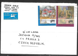 2000 Israel Tel Aviv (25.12.00) To Czech Republic - Unused Stamps (without Tabs)