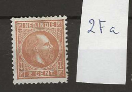 1870 MH Nederlands Indië NVPH  2Fa Perf  12 1/2 : 12 - Indes Néerlandaises