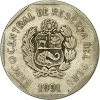 Pérou, Nuevo Sol, 1991, Lima, Cuivre-Nickel-Zinc (Maillechort), TTB, KM:308.1 - Peru