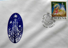 (!) LITHUANIA 1994 THE BIRTH OF JESUS ,Christmas Noel Bell - Mi.572 FDC - Lituanie