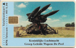 Netherlands - KPN - Chip - CRD677-03 - Koninklijke Luchtmacht GGW De Peel 3 (Reverse 6 Lines), 1999, 5ƒ, 1.000ex, Mint - Private