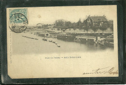 78  PORT DE POISSY - ASILE SAINT LOUIS (écornée) (ref 352) - Poissy