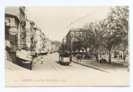 CPA. 06.Cannes. La Rue Félix Faure - Cannes