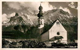 73097030 Mittenwald Karwendel Tirol Kirche Mittenwald Karwendel - Altri & Non Classificati