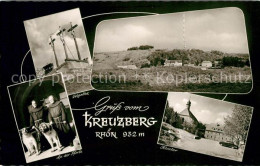 73097014 Kreuzberg Rhoen Pforte Golgatha Kloster Panorama Kreuzberg Rhoen - Sonstige & Ohne Zuordnung