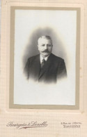 89-TONNERRE -Yonne PHOTO Originale Sur Carton Portrait HOMME   11 X 18 CM - Anonyme Personen