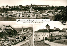 73096728 Burghausen Salzach Grenzstadt Deutschlands Laengste Burg Burghausen Sal - Burghausen