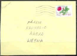 2004 First Class Rose, Helsinki  (04.11.2004) To Kaunas,Lithuania - Storia Postale