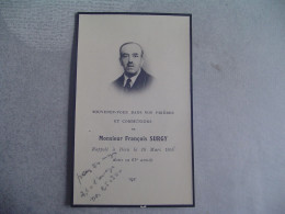 François Surgy, Mort Le 18 Mars 1955 à 61 Ans - Poul Longuyon - Andere & Zonder Classificatie