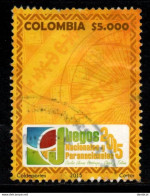 0004F - KOLUMBIEN - 2015 - USED - XX NATIONAL GAMES IV NATIONAL PARALIMPIC GAMES- USED POSTAL - Colombia
