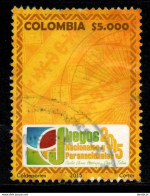 0004F - KOLUMBIEN - 2015 - USED - XX NATIONAL GAMES IV NATIONAL PARALIMPIC GAMES- USED POSTAL - Colombie