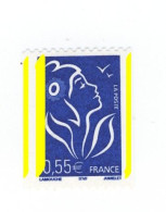 Lamouche 0.55 € Bleu De Roulette YT 3807a Avec 3 Bandes Phospho. Superbe, Voir Scan. Cote YT : 8 €, Maury 3746c : 18 €. - Unused Stamps