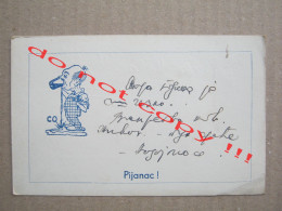 Kingdom Of Yugoslavia / Humour - Pijanac ! ( Seal: S.K. Košutnjak - Beograd 1929 ) - Autres & Non Classés