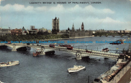 R064382 Lambeth Bridge And Houses Of Parliament. London. Dennis. 1960 - Altri & Non Classificati