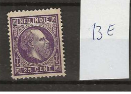 1870 MH Nederlands Indië NVPH 13E Perf  13 1/2.: 13 1/4 Gr. G. - Indes Néerlandaises