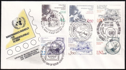 UNO NEW YORK - WIEN - GENF 1986 TRIO-FDC Briefmarkensammeln - Gezamelijke Uitgaven New York/Genève/Wenen