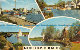 R063840 Norfolk Broads. Multi View. Salmon. 1975 - Monde