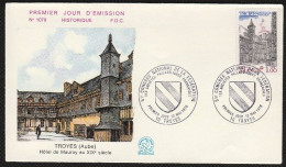 FDC/France/Année 1978 - N°2011 : Congrès Fédération Philatélie - Troyes - 1970-1979