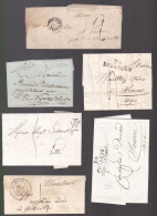 Un Lot De 16 Lettres Ou Enveloppe  Type : Sage &   Napoléon III  &  Précurseurs  Marques Postales - 1849-1876: Klassieke Periode