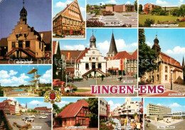 73095829 Lingen Ems Altes Rathaus Markt Fachwerkhaus St. Bonifatius-Spital Linge - Lingen