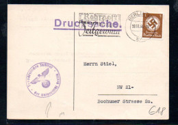 DENISTRY -  GERMANY - 1938  - COVER  FROM BERLIN WITH CENSOR & SPECIAL POSTMARK - Geneeskunde