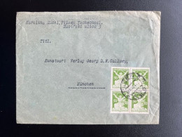 CZECHOSLOVAKIA 1924? LETTER PILSEN PLZEN TO MUNCHEN 28-03-1924? TSJECHOSLOWAKIJE CESKOSLOVENSKO - Covers & Documents