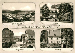 73094998 Bad Bocklet Panorama Schloss Dorfstrasse Schlosshof Bad Bocklet - Andere & Zonder Classificatie